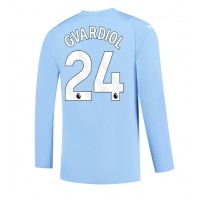 Manchester City Josko Gvardiol #24 Domáci futbalový dres 2023-24 Dlhy Rukáv
